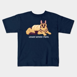 German Shepherd Strudel Kids T-Shirt